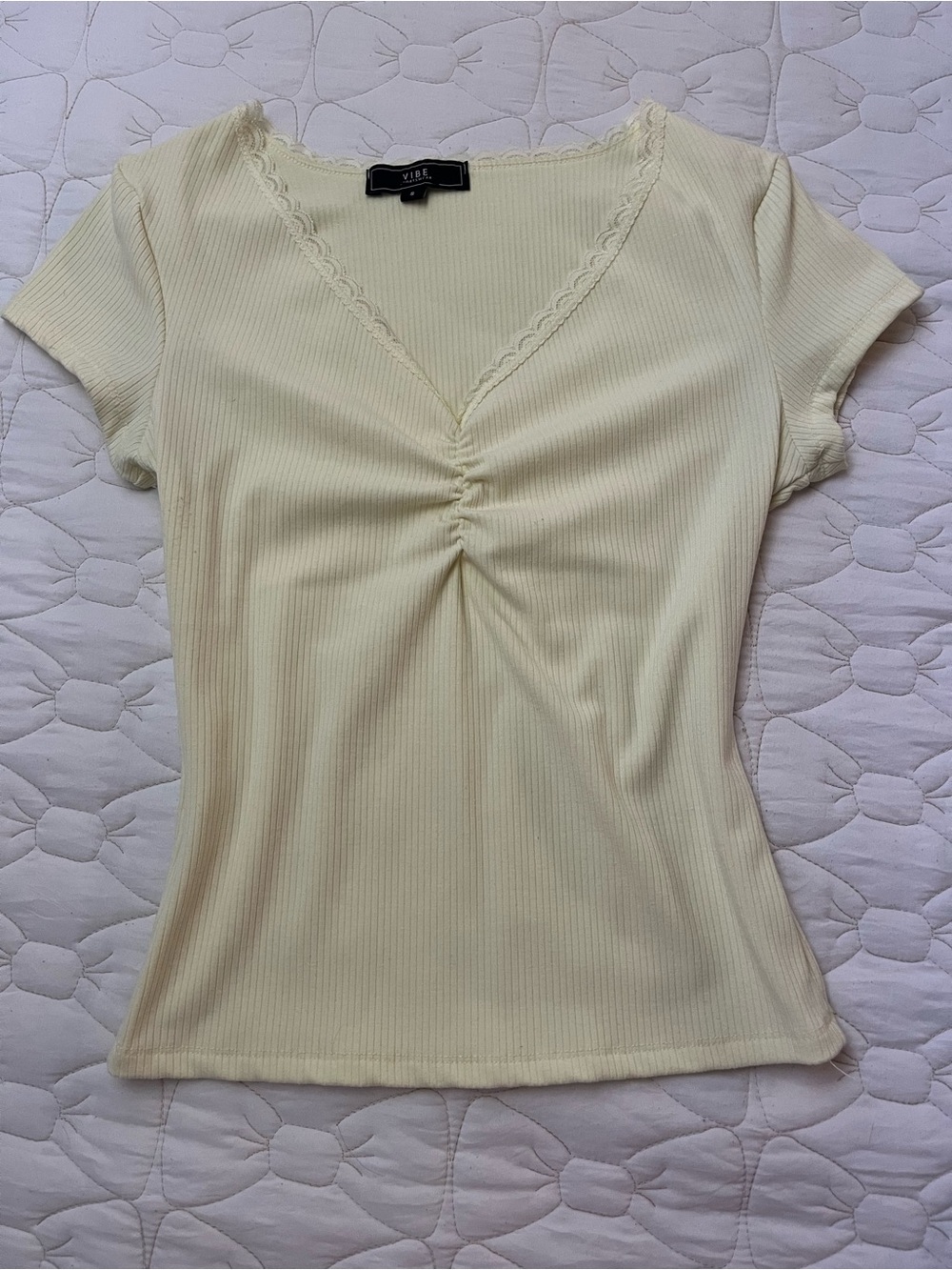 Pastel Yellow Top